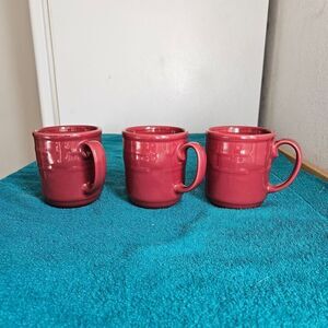 Longaberger Mug 3 Pcs In Paprika